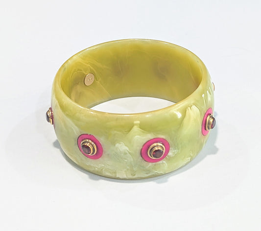 Vintage bakelite wide bracelet